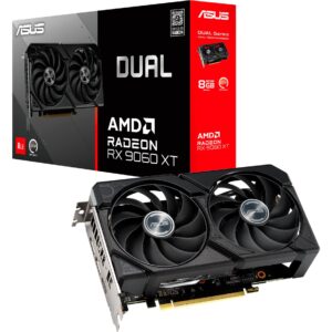 Asus Radeon RX 9060 XT DUAL 8GB, Grafikkarte - 90YV0MI1-M0NA00 technikbar