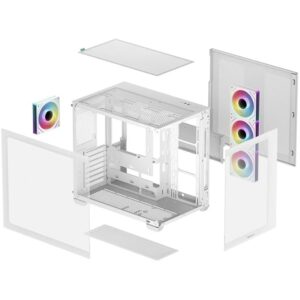 DeepCool CG530 4F , Tower-Gehäuse - R-CG530-WHADA4-G-1 technikbar