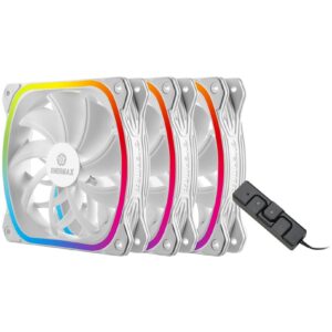 Enermax SquA RGB White 3 Pack 120x120, Gehäuselüfter - UCSQARGB12P-W-BP3 technikbar
