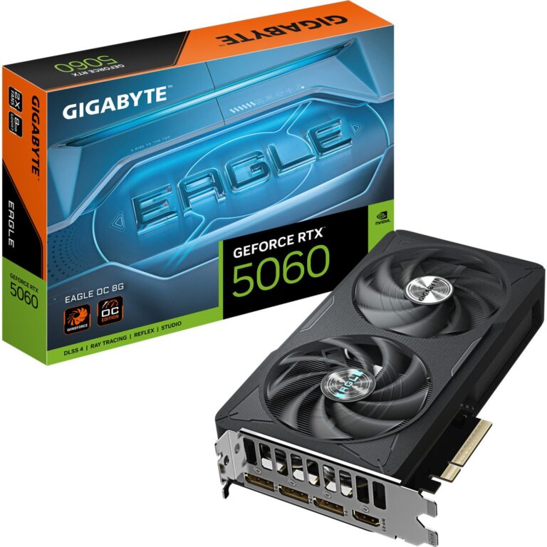 Gigabyte GeForce RTX 5060 EAGLE OC, Grafikkarte - GV-N5060EAGLE OC-8GD technikbar