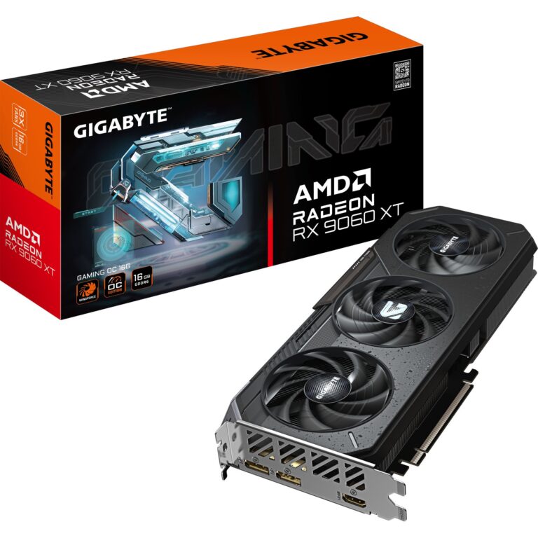 Gigabyte Radeon RX 9060 XT GAMING OC 16GB, Grafikkarte - GV-R9060XTGAMING OC-16GD technikbar