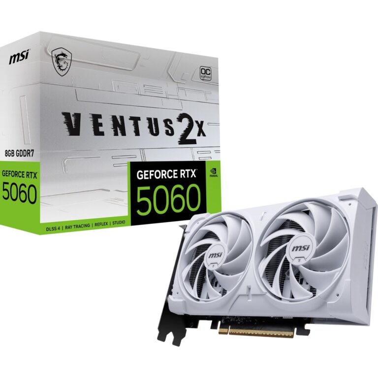 MSI GeForce RTX 5060 VENTUS 2X OC WHITE 8G, Grafikkarte