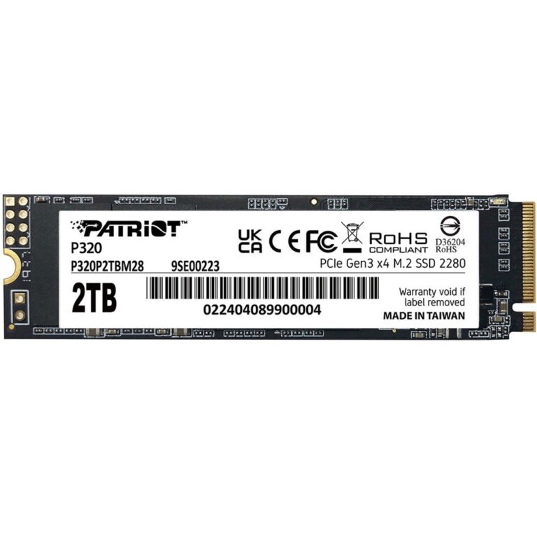 Patriot P320 2 TB, SSD - P320P2TBM28 technikbar