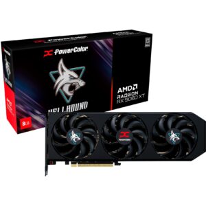 Powercolor Radeon RX 9060 XT Hellhound 8GB, Grafikkarte - RX9060XT 8G-L/OC technikbar
