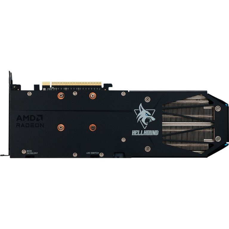 Powercolor Radeon RX 9060 XT Hellound 16GB, Grafikkarte - RX9060XT 16G-L/OC technikbar