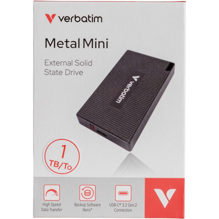 Verbatim Metal Mini SSD 512 GB, Externe SSD - 32030 technikbar
