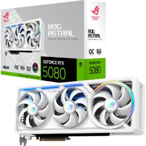 Asus GeForce RTX 5080 ROG ASTRAL GAMING OC WHITE, Grafikkarte - 90YV0LV4-M0NA00 technikbar
