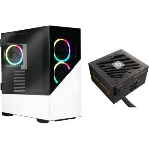 Enermax K8 ARGB + Marblebron II 650W, Tower-Gehäuse - K8WW-650M technikbar