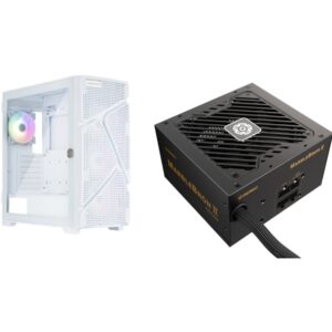 Enermax MarbleShell MS31 RGB + Marblebron II  650W, Tower-Gehäuse - 31WW-650M technikbar