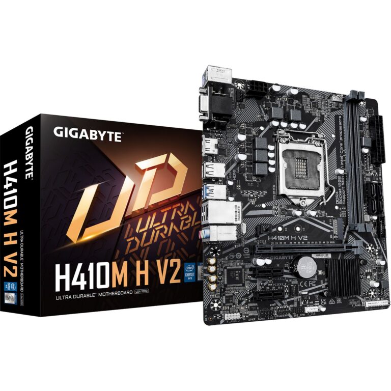 Gigabyte H410M H V2, Mainboard technikbar