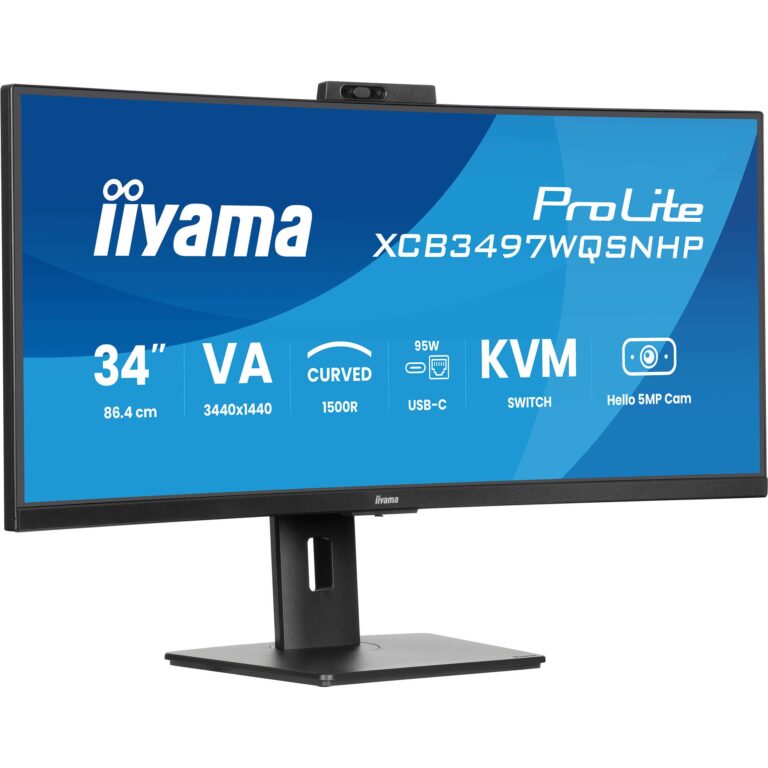 Iiyama ProLite XCB3497WQSNPH-B1, LED-Monitor technikbar