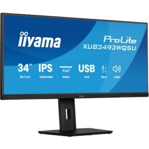 Iiyama ProLite XUB3493WQSU-B6, LED-Monitor technikbar