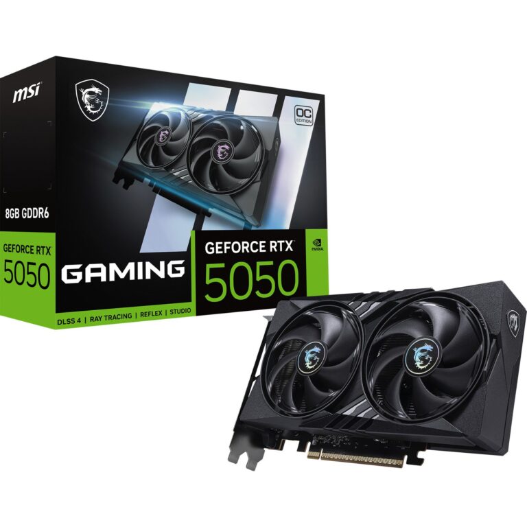 MSI GeForce RTX 5050 8G GAMING OC, Grafikkarte - V538-001R technikbar