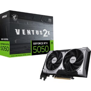 MSI GeForce RTX 5050 8G VENTUS 2X OC, Grafikkarte - V538-002R technikbar