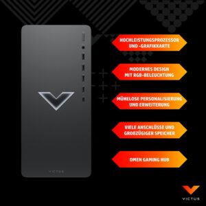Victus by HP 15L Gaming Desktop TG02-2211ng, Gaming-PC - 9U2S9EA#ABD technikbar