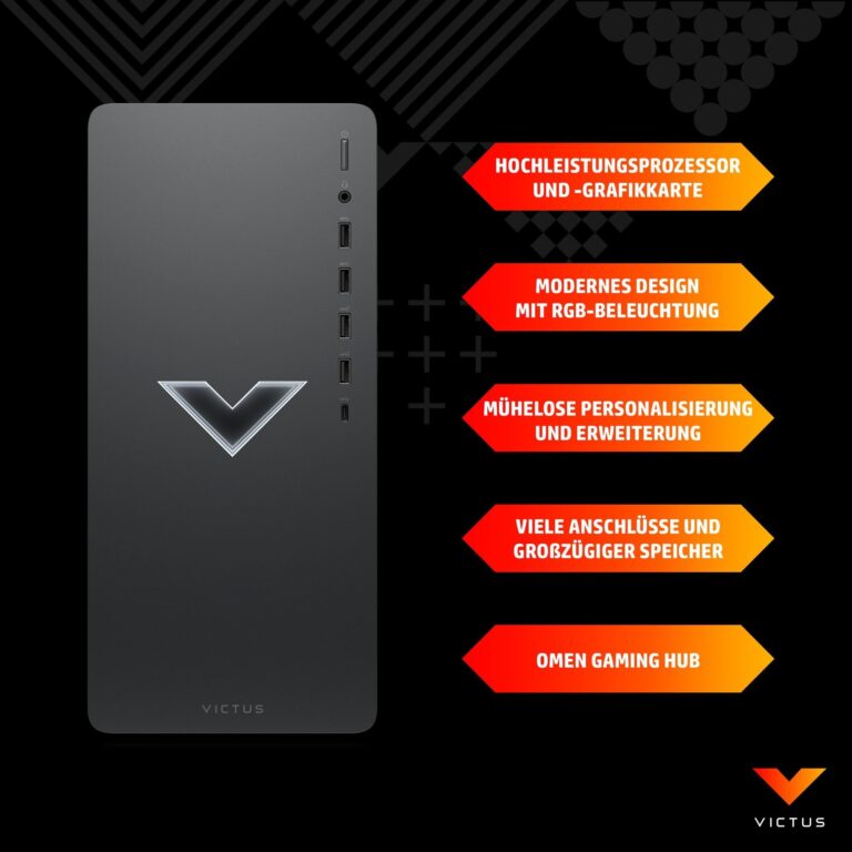 Victus by HP 15L Gaming Desktop TG02-2211ng, Gaming-PC - 9U2S9EA#ABD technikbar