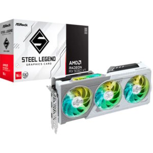 ASRock Radeon RX 9060 XT STEEL LEGEND OC 8GB, Grafikkarte - 90-GA5ZZZ-00UANF technikbar