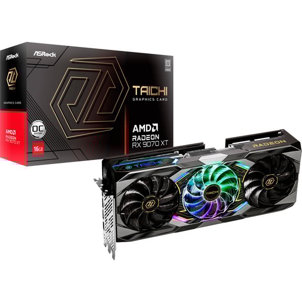 ASRock Radeon RX 9070 XT Taichi OC 16GB, Grafikkarte