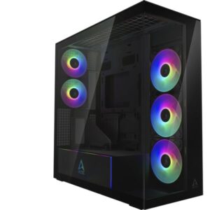 Arctic Xtender VG Mirrow Black Design, Tower-Gehäuse - ACPCC00019A technikbar