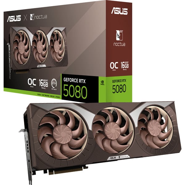 Asus GeForce RTX 5080 Noctua OC Edition, Grafikkarte