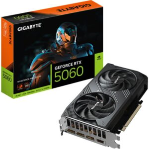Gigabyte GeForce RTX 5060 WINDFORCE MAX OC 8G, Grafikkarte - GV-N5060WF2MAX OC-8GD technikbar
