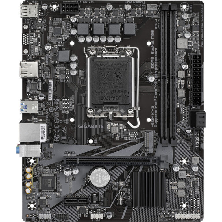 Gigabyte H610M K V2, Mainboard technikbar