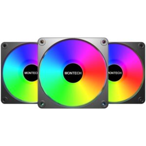 Montech GF120R V2 ARGB, Gehäuselüfter - GF120R V2 ARGB 3 in 1 Pack (B) technikbar