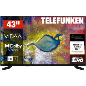 Telefunken D43U790B2CW, LED-Fernseher technikbar