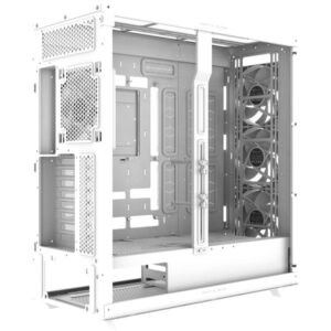 Thermaltake AX500 , Big-Tower-Gehäuse - CA-11D-00F6WN-00 technikbar