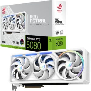 Asus GeForce RTX 5080 ROG ASTRAL GAMING WHITE Edition, Grafikkarte - 90YV0LV5-M0NA00 technikbar