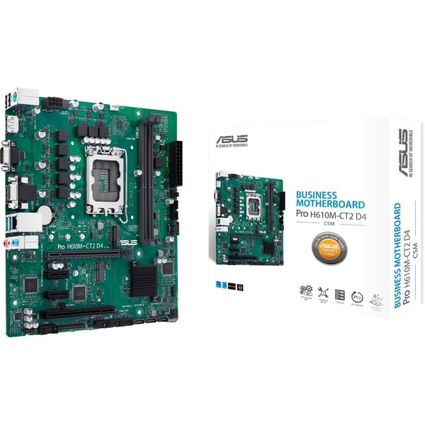 Asus PRO H610M-CT2 D4-CSM, Mainboard