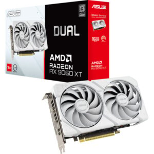 Asus Radeon RX 9060 XT DUAL WHITE Edition 16GB, Grafikkarte - 90YV0LG3-M0NA00 technikbar