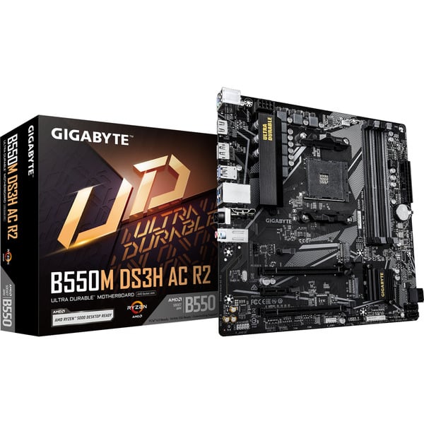 Gigabyte B550M DS3H AC R2, Mainboard