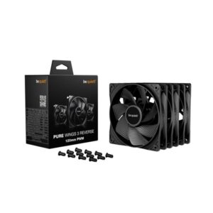 be quiet! Pure Wings 3 120mm PWM Reverse 3-Pack, Gehäuselüfter - BL137 technikbar