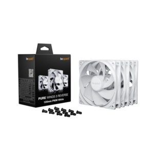 be quiet! Pure Wings 3 120mm PWM Reverse White 3-Pack, Gehäuselüfter - BL136 technikbar
