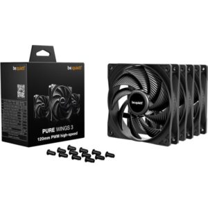 be quiet! Pure Wings 3 120mm PWM high-speed 3-Pack, Gehäuselüfter - BL140 technikbar