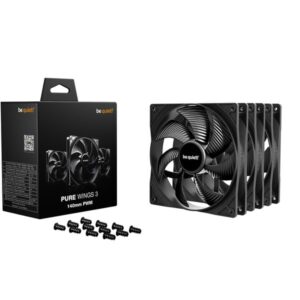 be quiet! Pure Wings 3 140mm PWM 3-Pack, Gehäuselüfter - BL139 technikbar