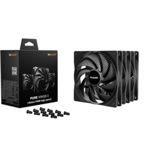be quiet! Pure Wings 3 140mm PWM high-speed 3-Pack, Gehäuselüfter - BL138 technikbar