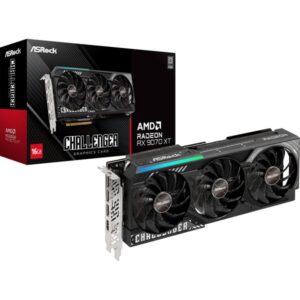 ASRock Radeon RX 9070 XT Challenger 16GB, Grafikkarte - 90-GA61ZZ-00UANF technikbar