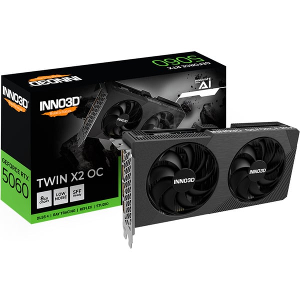 Inno3d GeForce RTX 5060 TWIN X2 OC V2, Grafikkarte