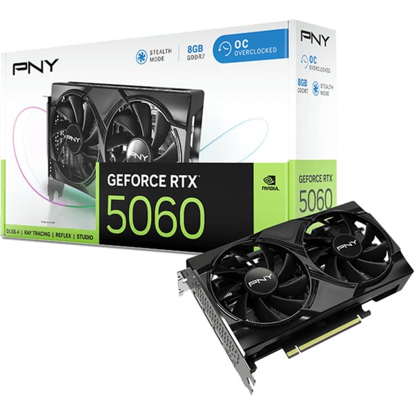 Pny GeForce RTX 5060 Dual Fan OC, Grafikkarte