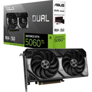 Asus GeForce RTX 5060 Ti DUAL 8GB, Grafikkarte - 90YV0MP3-M0NA00 technikbar