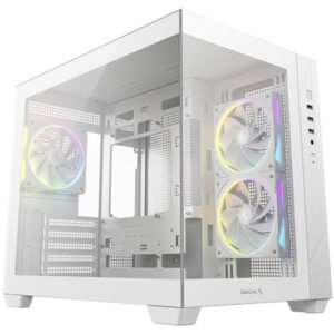 DeepCool CG330 3F WH, Tower-Gehäuse - R-CG330-WHNGM3-G technikbar