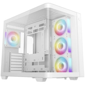 DeepCool CG530U 4F WH, Tower-Gehäuse - R-CG530U-WHAGA4-G technikbar
