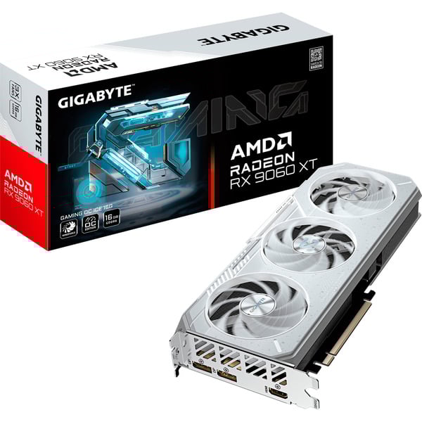 Gigabyte Radeon RX 9060 XT GAMING OC ICE 16GB, Grafikkarte