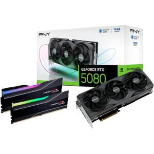 alternate PNY GeForce RTX 5080 + G.Skill 64GB DDR5 6000-30 RGB, PC-Aufrüstkit - PNY5080-GSK64RGBBK technikbar