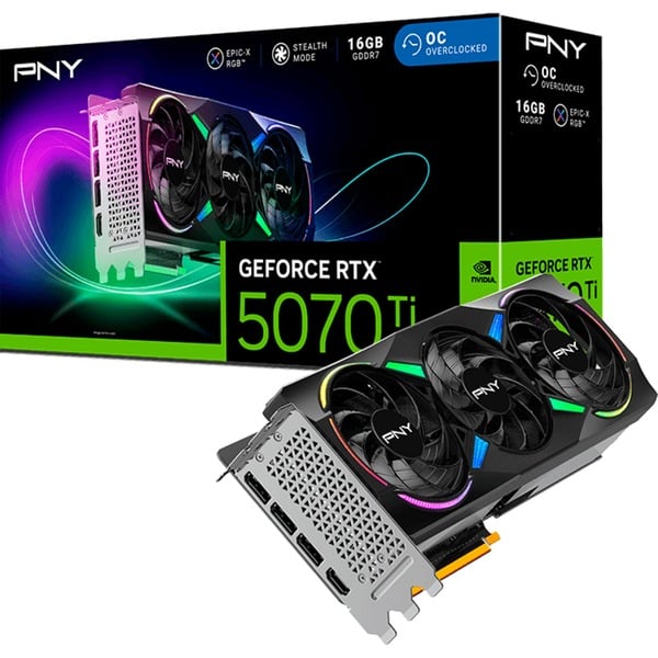Pny GeForce RTX 5070 Ti ARGB OC, Grafikkarte