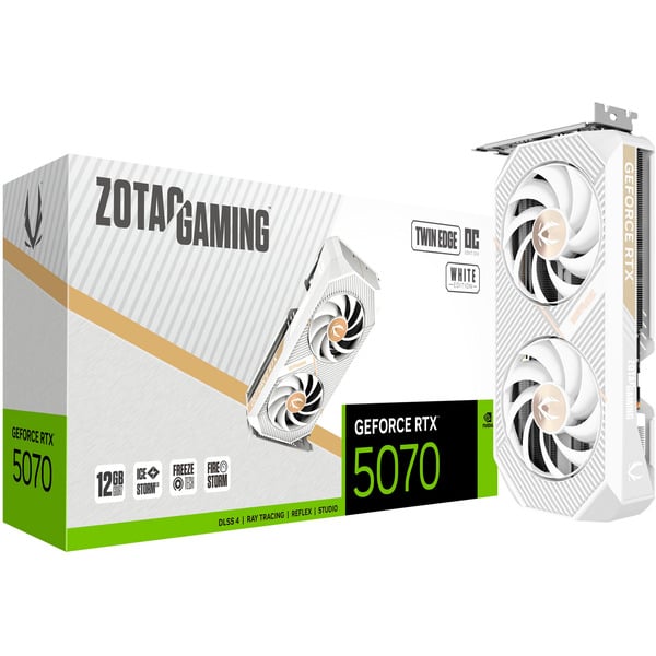 Zotac GeForce RTX 5070 Twin Edge OC White Edition, Grafikkarte