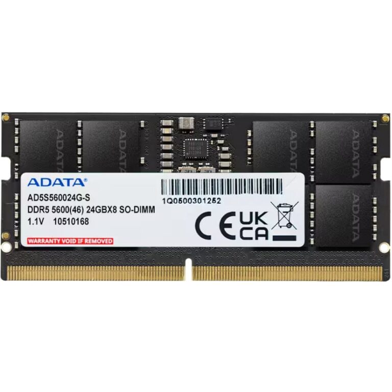 ADATA SO-DIMM 24 GB DDR5-5600, Arbeitsspeicher - AD5S560024G-S technikbar