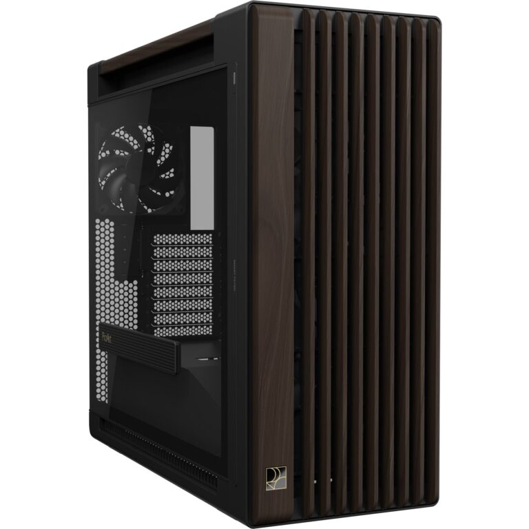 Asus PROART PA602 WALNUT WOOD TG PWM MODERN BLACK, Tower-Gehäuse - 90DC00J0-B09030 technikbar